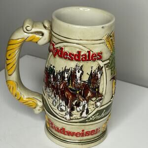 Budweiser Clydesdale Vintage Beer Stein